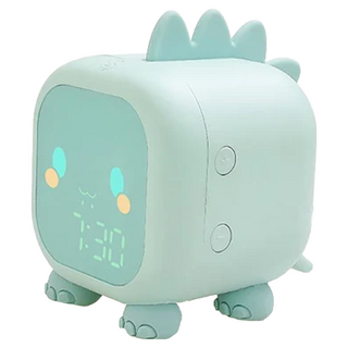 西格傢飾 智能恐龍LED小鬧鐘, 翠綠色