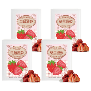 CHILL 愛吃 草莓凍乾 素食可, 50g, 4盒