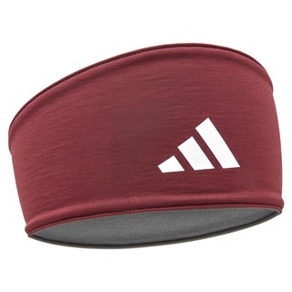adidas 愛迪達 雙面高彈性吸汗頭帶, 煙燻紅, 1個