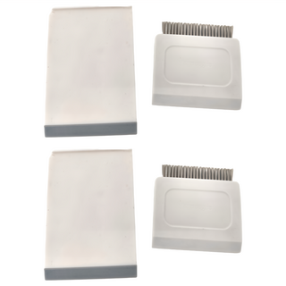 FaSoLa 3合1檯面 桌面清潔刷套裝組 尺寸約8cmX8cmX12.2cm 材質: PP、PET、TPR, 白色 + 灰色, 2組