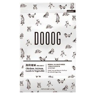 DOOOG 杜革 低敏無穀犬狗飼料 海陸總匯 關節保健配方, 2.27kg, 雞肉、羊肉、鮭魚, 1袋