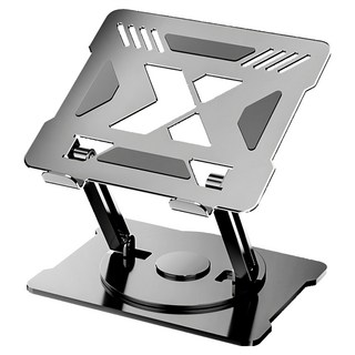 OMG 碳素鋼360度雙軸升降電腦支架, 灰色, 1個