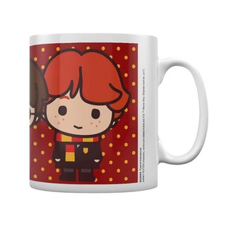 Harry Potter Q版馬克杯 11oz/315ml, 哈利波特 + 妙麗 + 榮恩, 1個