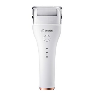 ENCHEN 電動磨腳器 ROCK, 兩檔動力 溫和除老繭, 配三種磨頭, 全身水洗, 白色