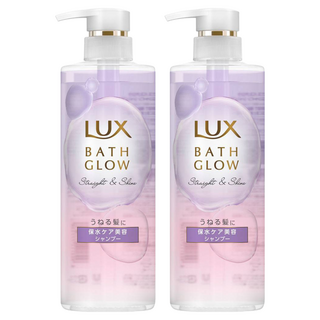 LUX 麗仕 Bath Glow 亮澤保水洗髮精 毛躁髮專用 490g, 2瓶