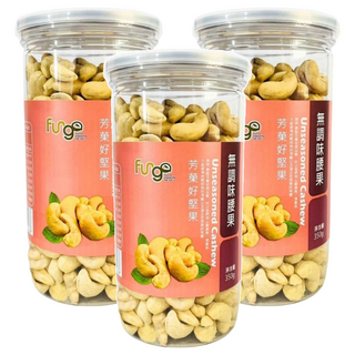 Fungo 芳菓 無調味腰果, 350g, 3桶