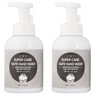 Super Care 安全泡泡洗手慕斯，有效殺菌, 500ml, 2瓶