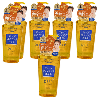 KOSE 高絲 softymo 絲芙蒂 深層潔顏卸粧油, 240ml, 6罐
