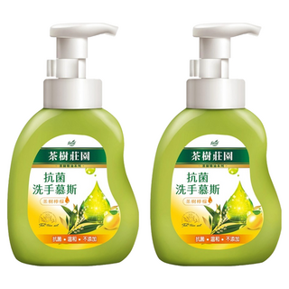 farcent 花仙子 茶樹莊園 抗菌洗手慕斯 茶樹檸檬, 500g, 2瓶