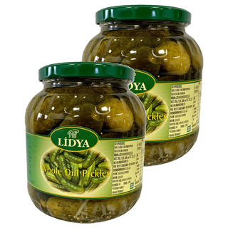 LIDYA 蒔蘿醋漬酸瓜, 1600公克, 1.7L, 2罐