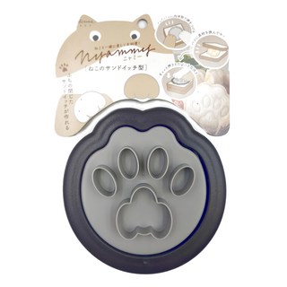 KAI 貝印 Nyammy 貓咪掌印造型吐司壓模, 耐熱度110℃, DH-2732, 1個