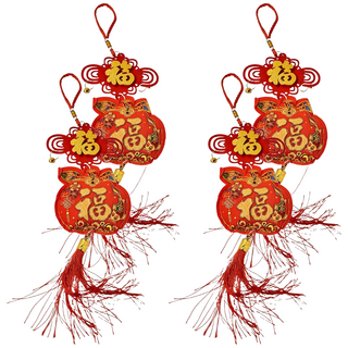 新春納福吊飾, 紅色，居家裝飾, 40cm, GTY-2696