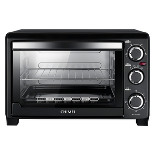 CHIMEI 奇美家電 家用電烤箱 EV-18C0AK, 18L, 三種火力模式, 100°C-230°C溫度控制, FDA食品級認證, 雙層強化玻璃