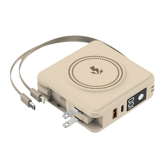 HONG JIN 宏晉 全能旅充行動電源 Type-C, V2 PRO, 焦糖奶