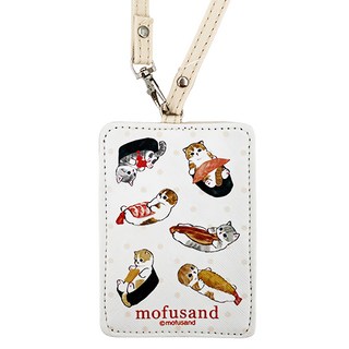 斜紋證件套 可愛貓咪造型 輕巧方便攜帶, 1入, 貓福珊迪壽司, 7.6 x 11.3cm