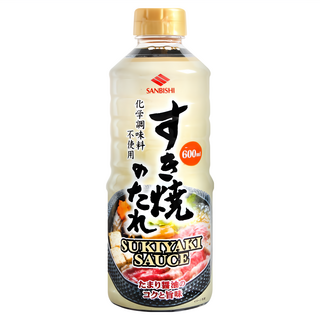 Sanbishi 壽喜燒醬, 日本原裝進口, 香甜濃郁壽喜燒醬汁, 日式道地風味, 美味料理的好幫手, 600ml, 1瓶