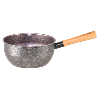 優得 享樂萬用鍋, 20cm, 黑色 + 木色, 1個