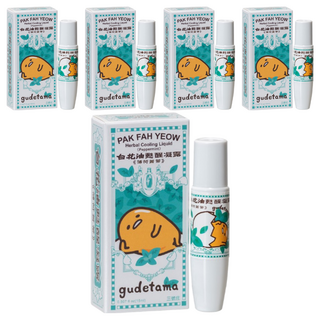 白花油 甦醒凝露, 5瓶, 薄荷菁蒂, 15ml