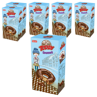 土耳其 TODAY 可可風味甜甜圈 6盒 獨立包裝, 160g