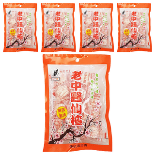 老中醫 仙楂糖, 傳統珍貴, 嚴選風味, 70g, 5袋