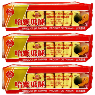 九福 哈蜜瓜酥 227g, 台灣製造, 3包