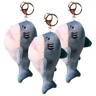 葉子小舖 小鯊魚吊飾, 15cm, 藍色, 3個