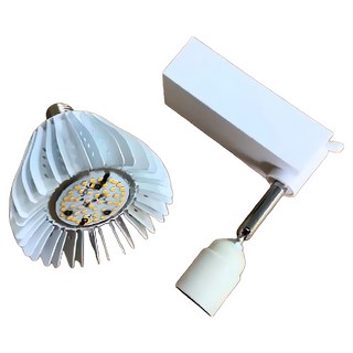 JIUNPEY 君沛光電 軌道式 電源分離式植物燈杯 加強型光譜 50W E27, 紅藍光(3200K), 1個