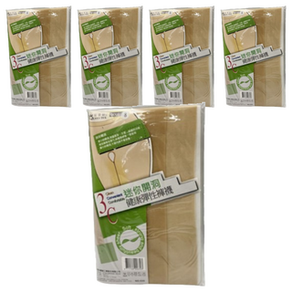 QueenTex 琨蒂絲 3C迷你開洞健康彈性褲襪, S-L, 膚色 8, 5組