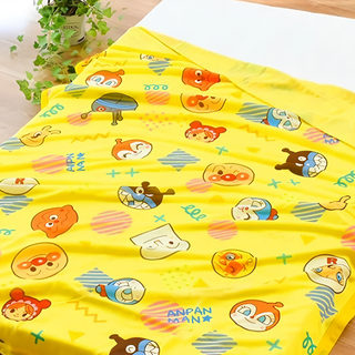 BANDAI Apannman 麵包超人冰淇淋兒童涼感被, 黃色
