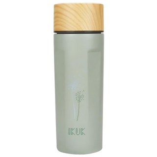 IKUK 艾可 台灣公司貨 陶瓷濾茶器瓷芯茗茶杯, 蒲公英綠, 500ml, 1個