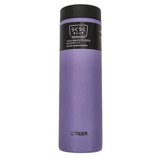 TIGER 虎牌 樂潔上蓋 夢重力直飲式保溫保冷杯 MMZ-W系列, 500ml, 薰衣草紫, 1個