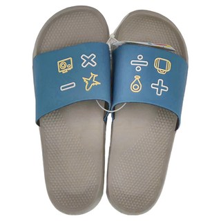FUN PLUS 風格樂活 休閒拖鞋, 290mm, 藍灰色