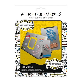 PYRAMID INTERNATIONAL FRIENDS 3C貼紙組 25張科技貼紙, 23.7 x 17.3cm