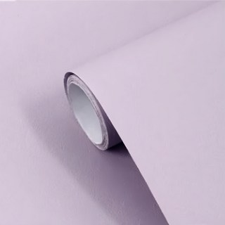 WA 莫蘭迪色自黏防水PVC壁紙, 60 x 300 cm, 莫蘭迪藕紫