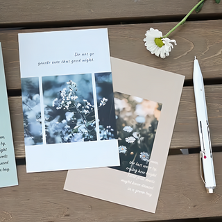 CARD LOVER 信的戀人 明信片, 風拂花時, 60張