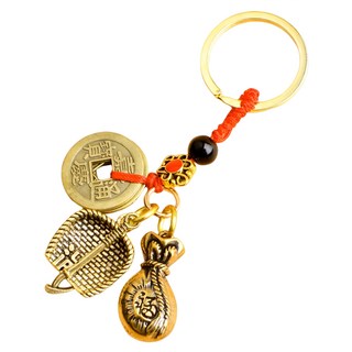 開運吊飾 黃銅貔貅系列 D款 招財納福, 1個