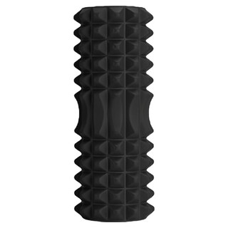 三次方 瑜珈滾筒 月牙款, 1個, 黑色