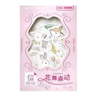 德德小品集 明信片 Set 30張, 花舞森動, 2盒