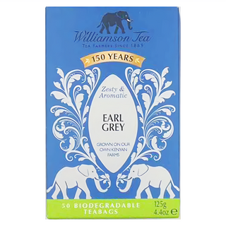 Williamson Tea 威廉森茶 茶包系列 伯爵紅茶 可生物分解茶包 125g, 2.5g, 50包, 1盒