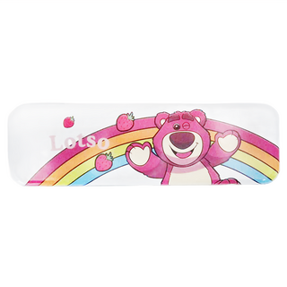 收納王妃 迪士尼 熊抱哥 單層鐵筆盒, 白色, 3個