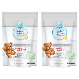 清淨海 純淨系列 植萃酵素洗衣膠囊 低水位用 綠薔薇, 30顆, 2袋