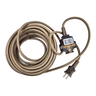 MAX STAR 太星電工 一開三插動力軟線 防潑水 耐衝擊, 15m, 沙棕色, 1條