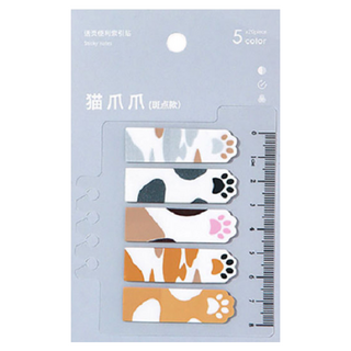 德德小品集 貓爪索引貼 花貓版, 1入, 1組