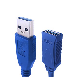 UniSync USB3.0 公對母延長線/資料傳輸線 3M, 藍色, 1條