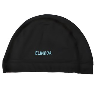 ELINBOA 兒童/青少年泳帽, 黑色的, 1個