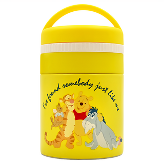 Disney POOH 不鏽鋼保溫保冷手提罐附湯匙, 180ml, 1組