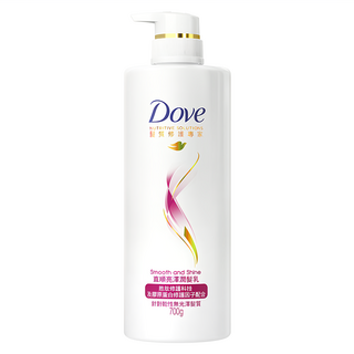 多芬 直順亮澤潤髮乳, 針對毛躁無光澤髮質, 700g, 1瓶