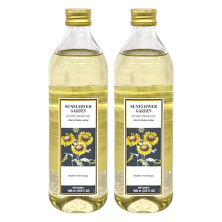 SUNFLOWER GARDEN 向日葵莊園 特級葵花油 富含維他命E 耐高溫且低油煙, 1L, 2瓶