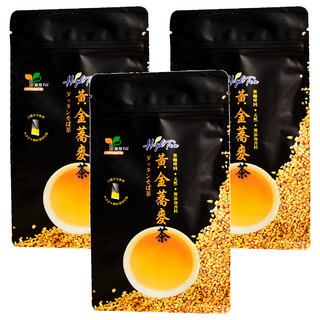 High Tea 伂橙 黃金蕎麥茶, 台灣在地, 無咖啡因, 全年齡適用, 6g, 15包, 3袋