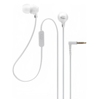 SONY 索尼 入耳式可通話耳機 MDR-EX15AP 線控麥克風, 白色